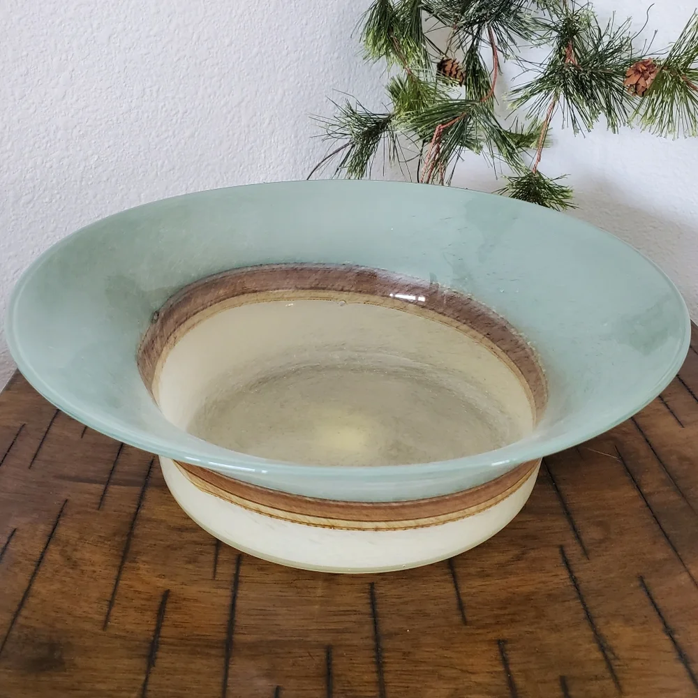NIB Tranquility Bowl with Tealight Candle Holder- New In Box - Picture 2 of 14